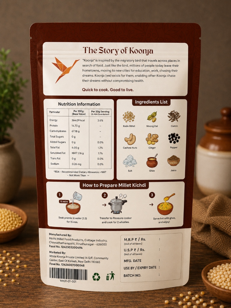 Millet Khichdi Back
